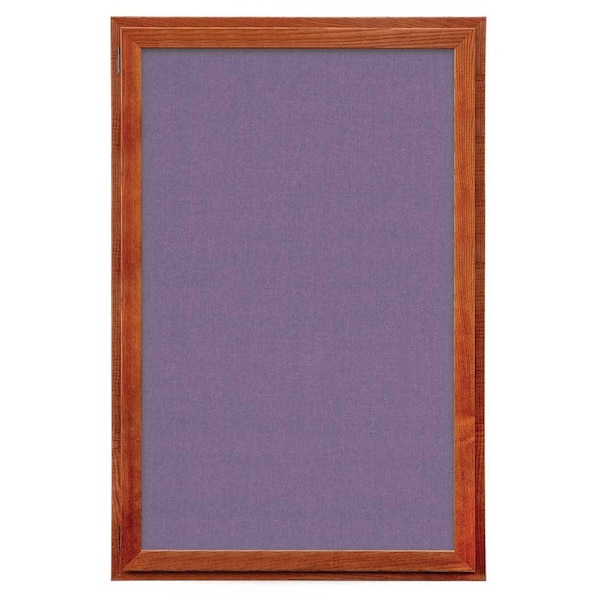 United Visual Products Indoor Enclosed Combo Board, 72"x36", Satin Frame/White Porc & Black UVCB7236-WHTPORC-BLACK - main